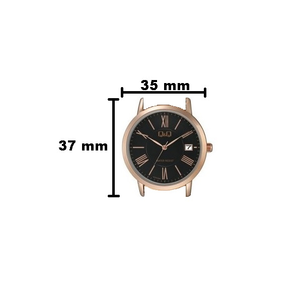 Jam Tangan Wanita Classic Casual Kulit Leather Tanggal Analog Original Q&amp;Q QnQ QQ A475 A475J Series