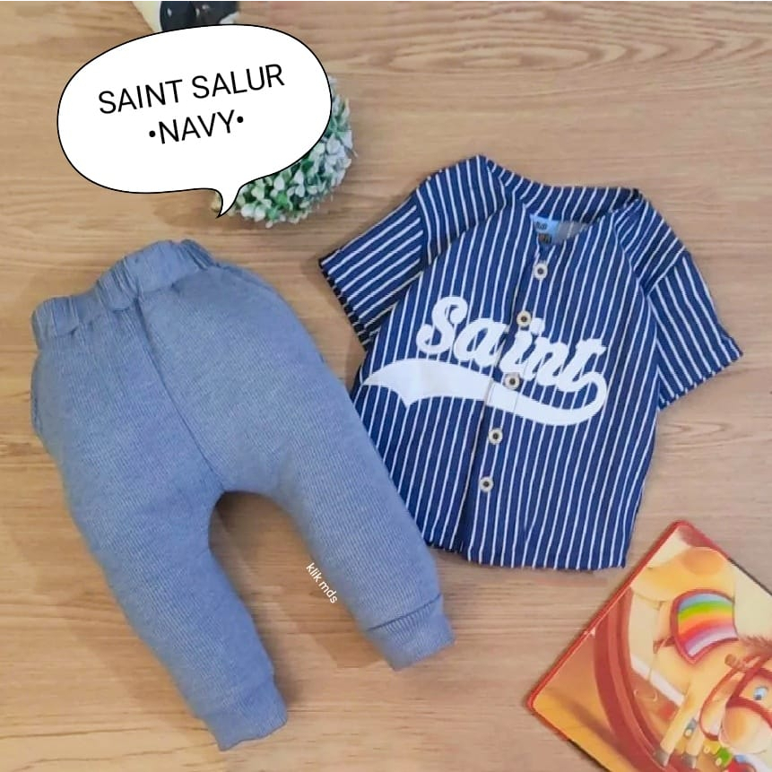 Setelan Anak Laki - Laki - Baju Bayi Laki- Laki Motif Saint Salur - Klik Mds