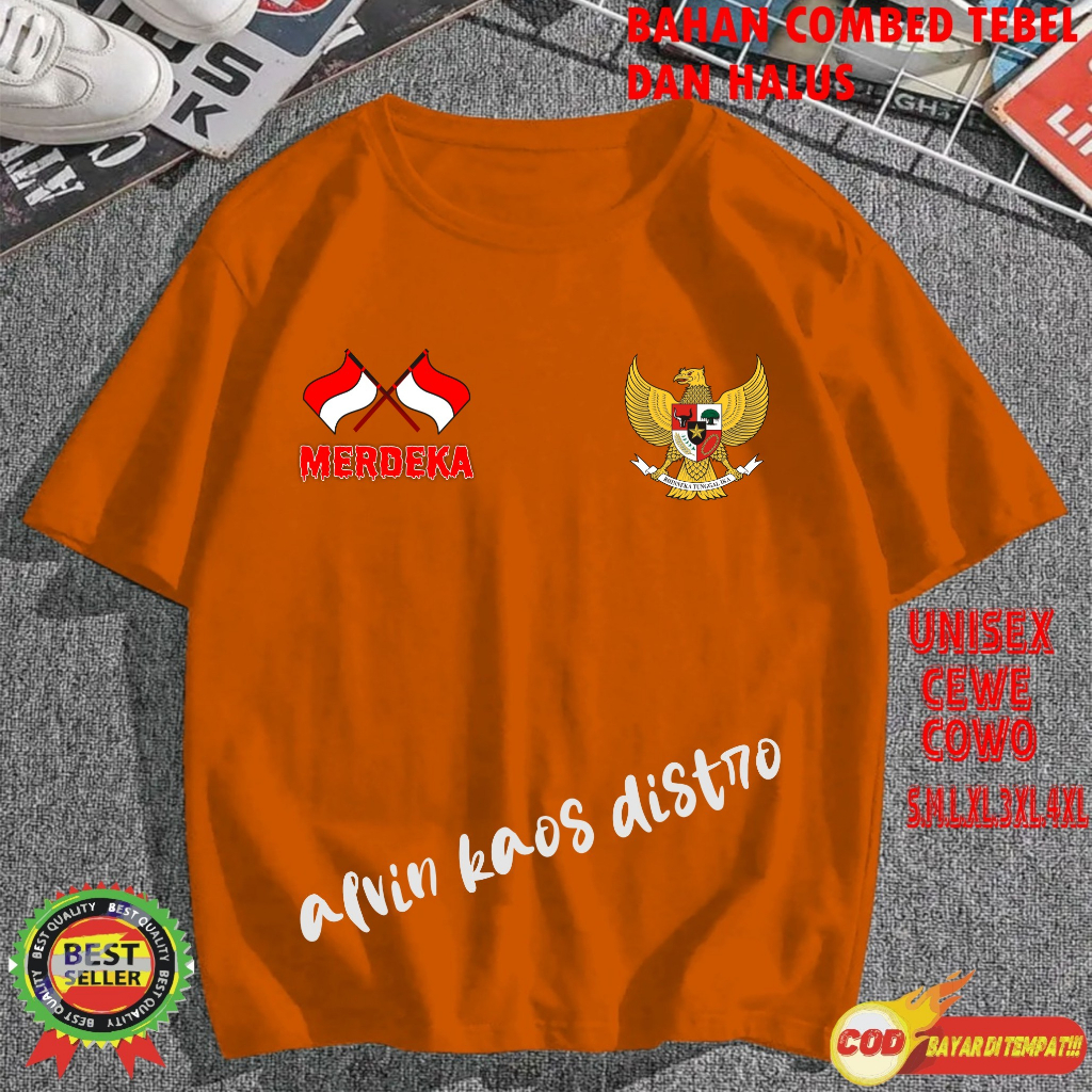 Beli 10 Pc Gratis 1 Pc Hut RI 78 Kaos Terlaris 17 Agustus 1945 78 Kemerdekaan Indonesia Kaos Merah Putih Hitam Kaos Cewek Cowok Anak007