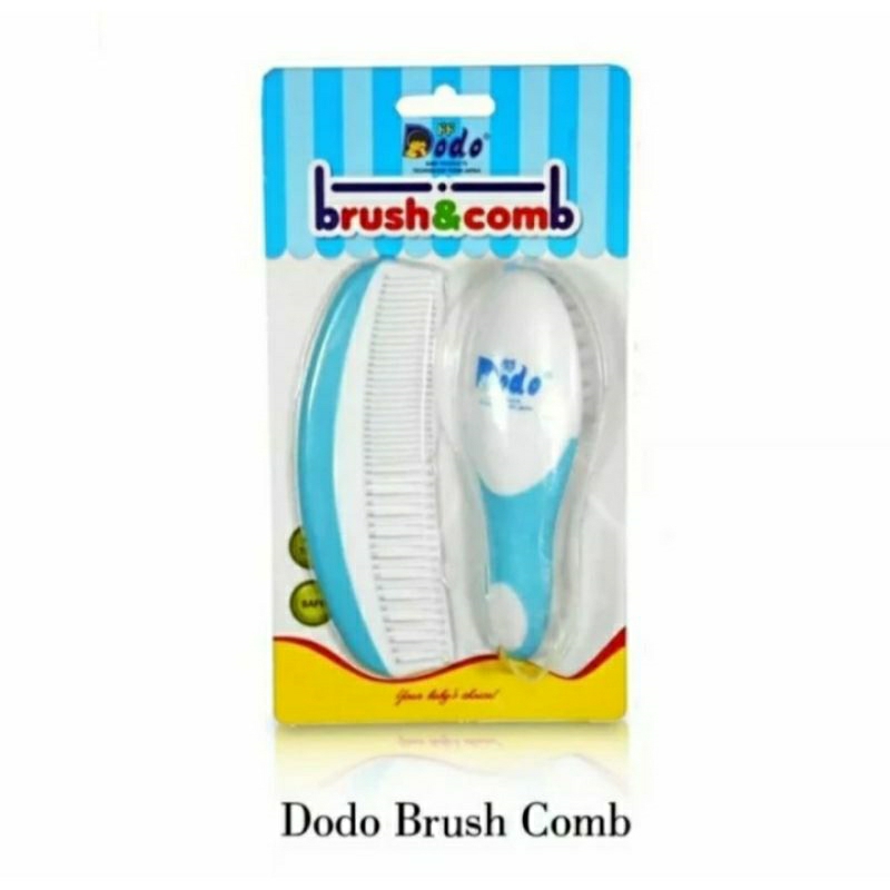 Dodo Baby Brush &amp; Comb Set Sisir dan Sikat Rambut Bayi Dodo