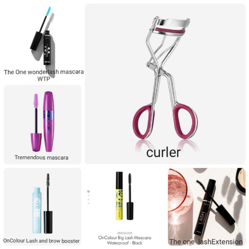 OnColour Big Lash Mascara Waterproof, The One 5in1 Wonderlash Waterproof Mascara/Curler
