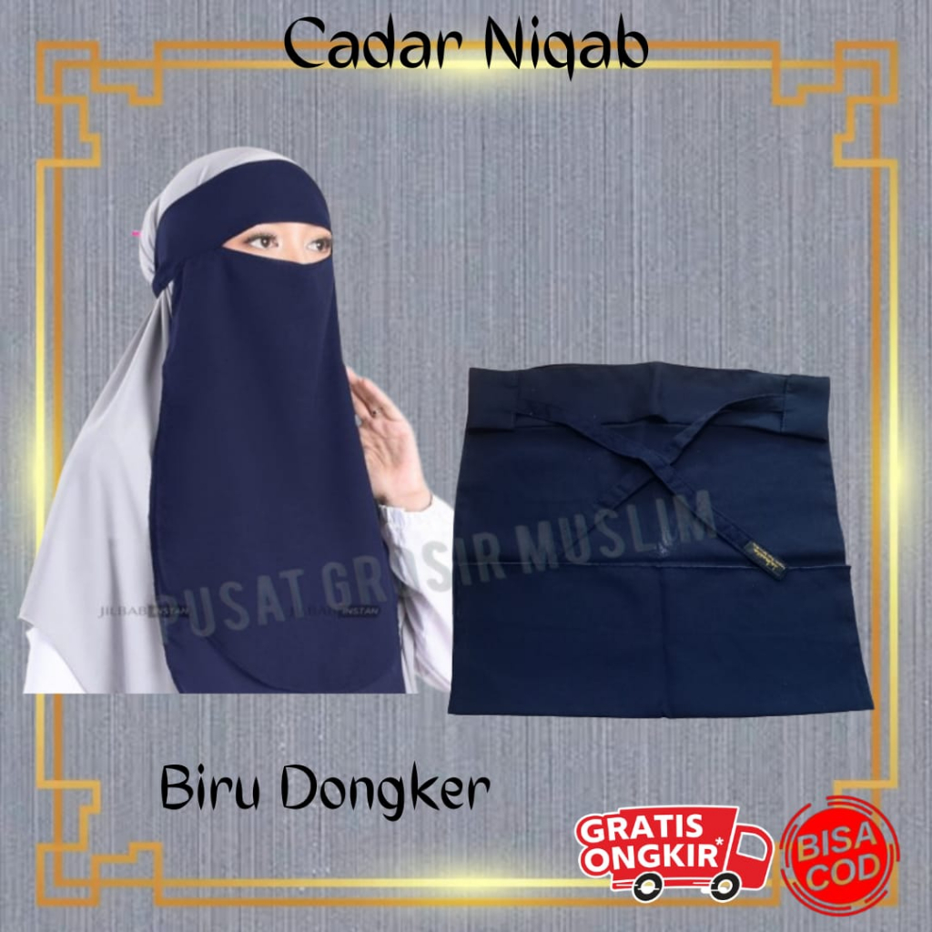 Promo Cadar Niqob Cadar Bandana Niqab Tali Original Saudi Termurah