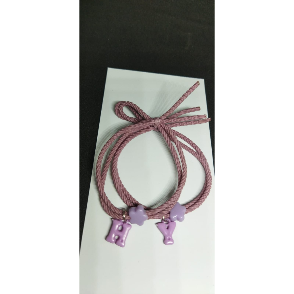 IKAT RAMBUT KOREA Ikat Rambut KOREA Juga Bisa Jadi Gelang Unyu-Unyu Cantik Menawan Mewah Dengan Clay