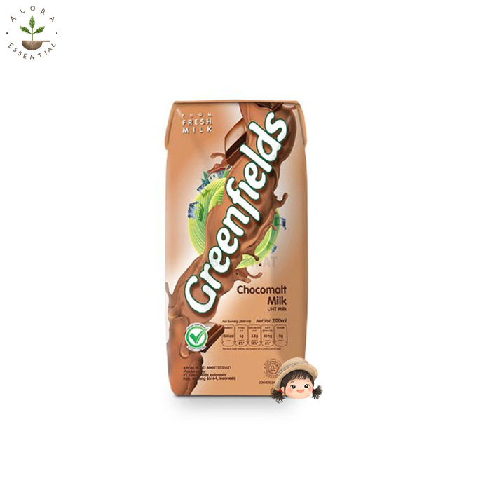 Susu Greenfields UHT Chocomalt 200ml - Susu Greenfield 200 ml