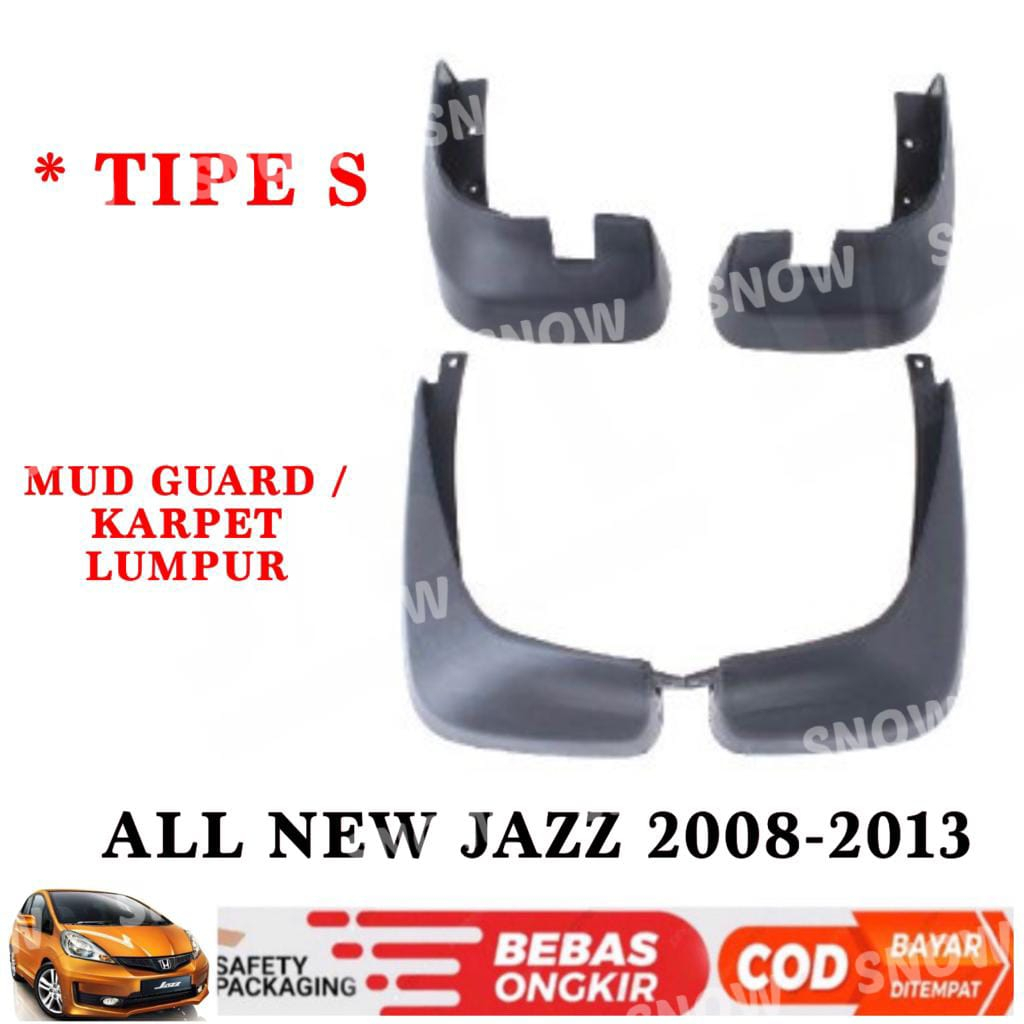 Mud Guard All New Jazz 2008 2011 2013 Karpet Lumpur