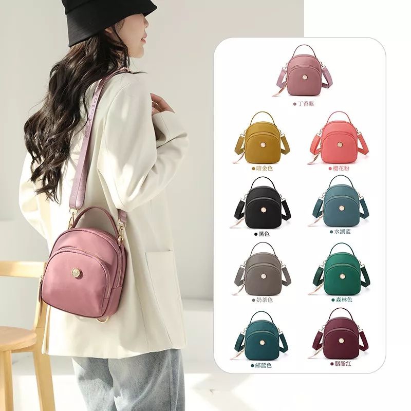 ORIGINAL Tas Ransel / Selempang COLORFUL FOX Wanita Import KOREA Super Tebal Elegan Design