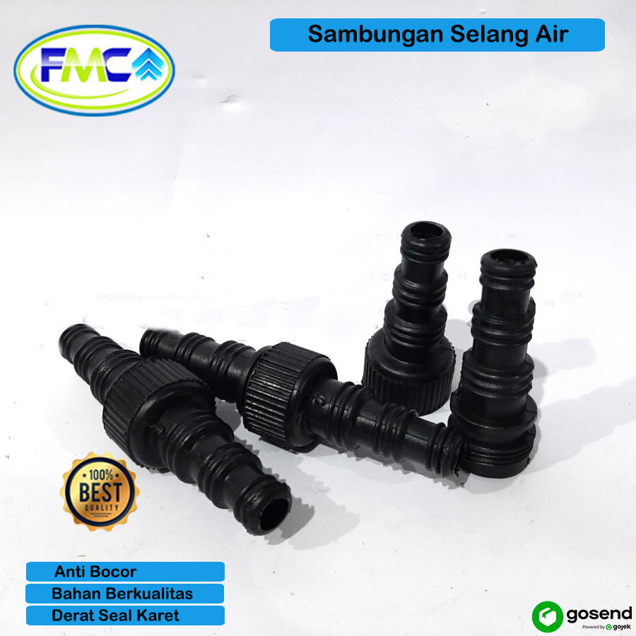 Sambungan Selang Air Anti Bocor Plastik Drat Pipa Air Praktis Kuat Konektor Penyambung Slang PVC Murah