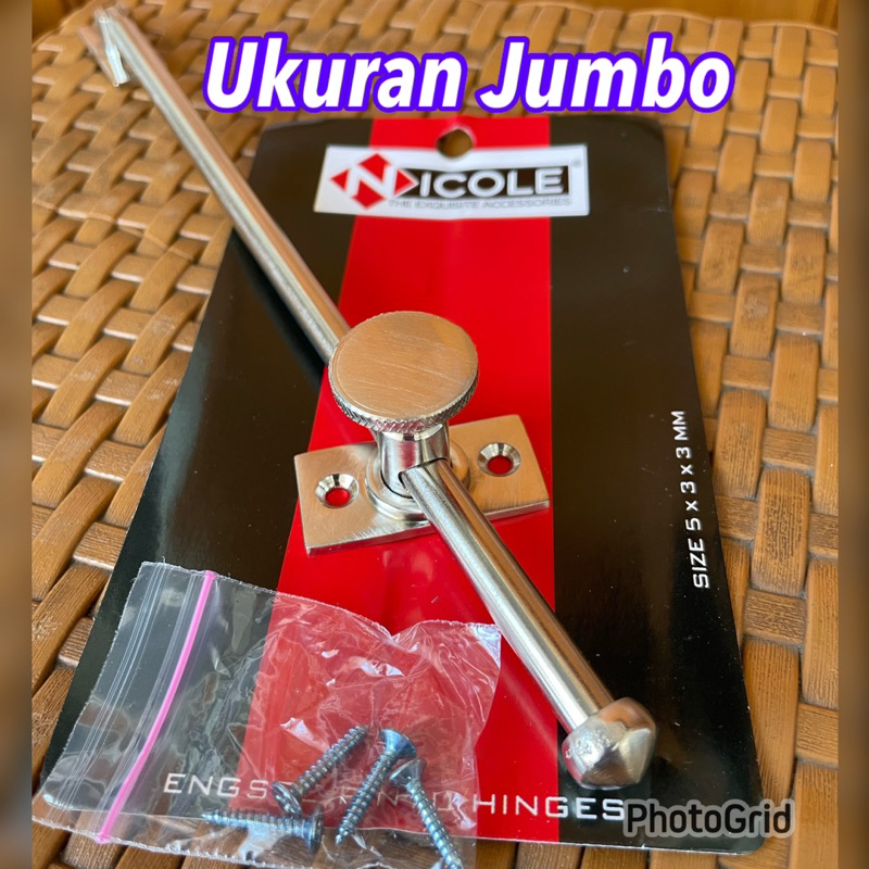 Molen_Legit Lamskar Putar Hitam Jumbo Lamskar Hitam Stainls Lamskar Jendela Black Lamskar Jendela