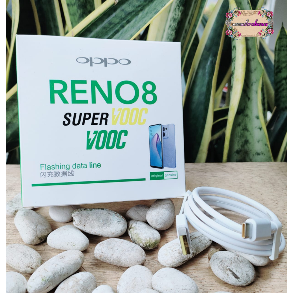 Kabel cable data original 100% OPPO RENO 8 SUPER VOOC pengisian  super cepat FOR oppo RENO 8 8Z RENO 8T RENO 7 7pro 6 5 5pro 4 4f 3 3pro 2 2f a17 a17k a57 2022 a78 a96 a5 2020 a9 2020 SB5385