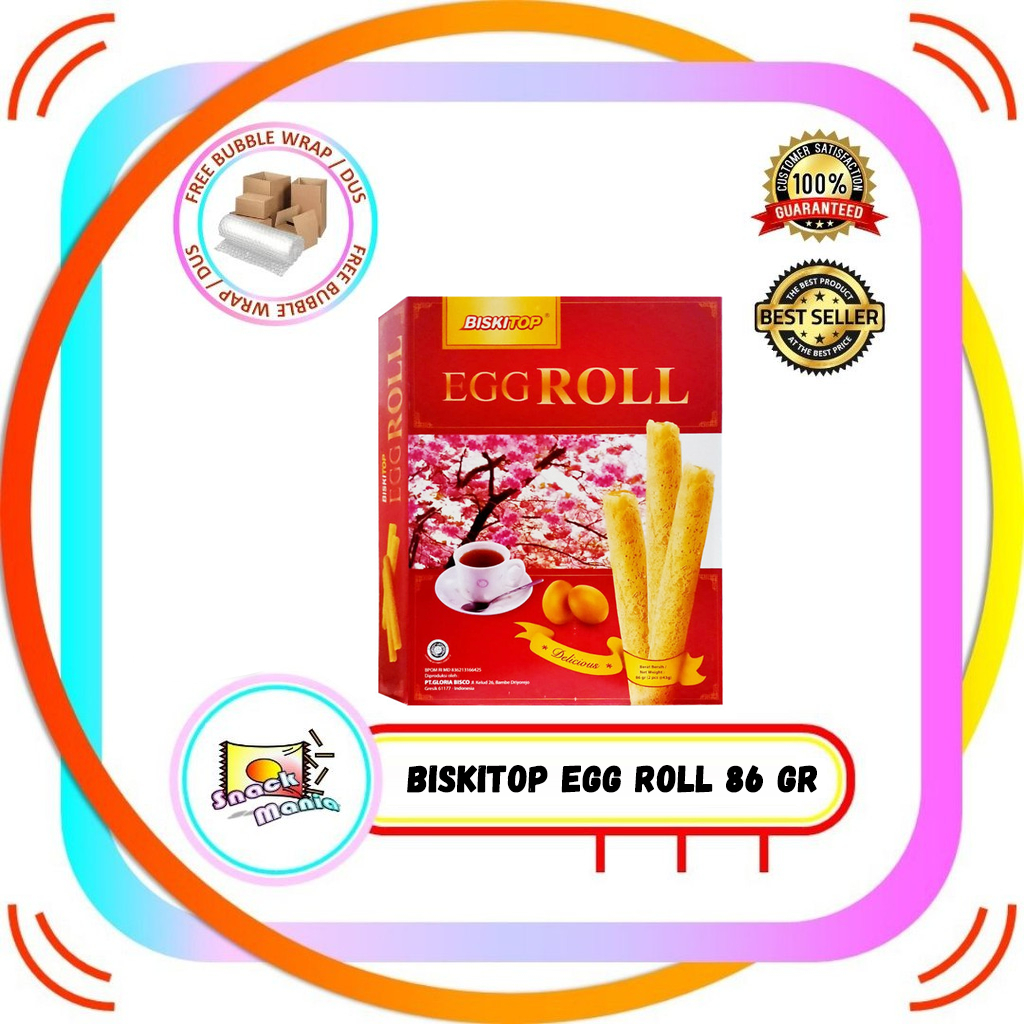 

Biskitop Biskuit Egg Roll 86 gr Snacks