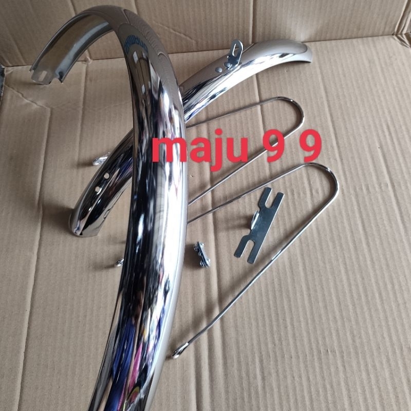 Spakbor / Slebor / Fender / Spakbor Sepeda Lipat Mini 20 inch Taiwan Chrome