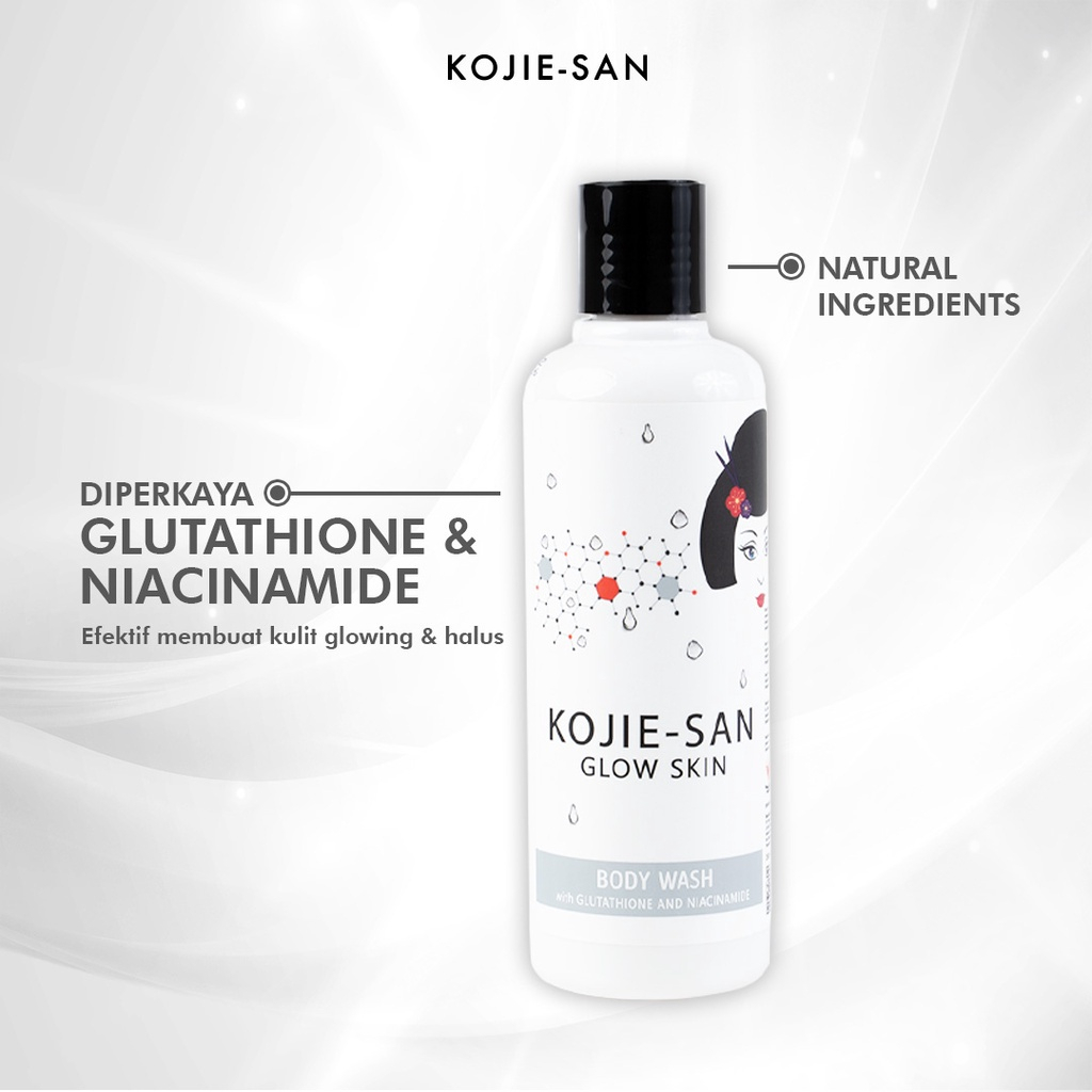 NEW PRODUCT BY KOJIE SAN | KOJIE SAN GLOW SKIN BODY WASH TRANSPARANT