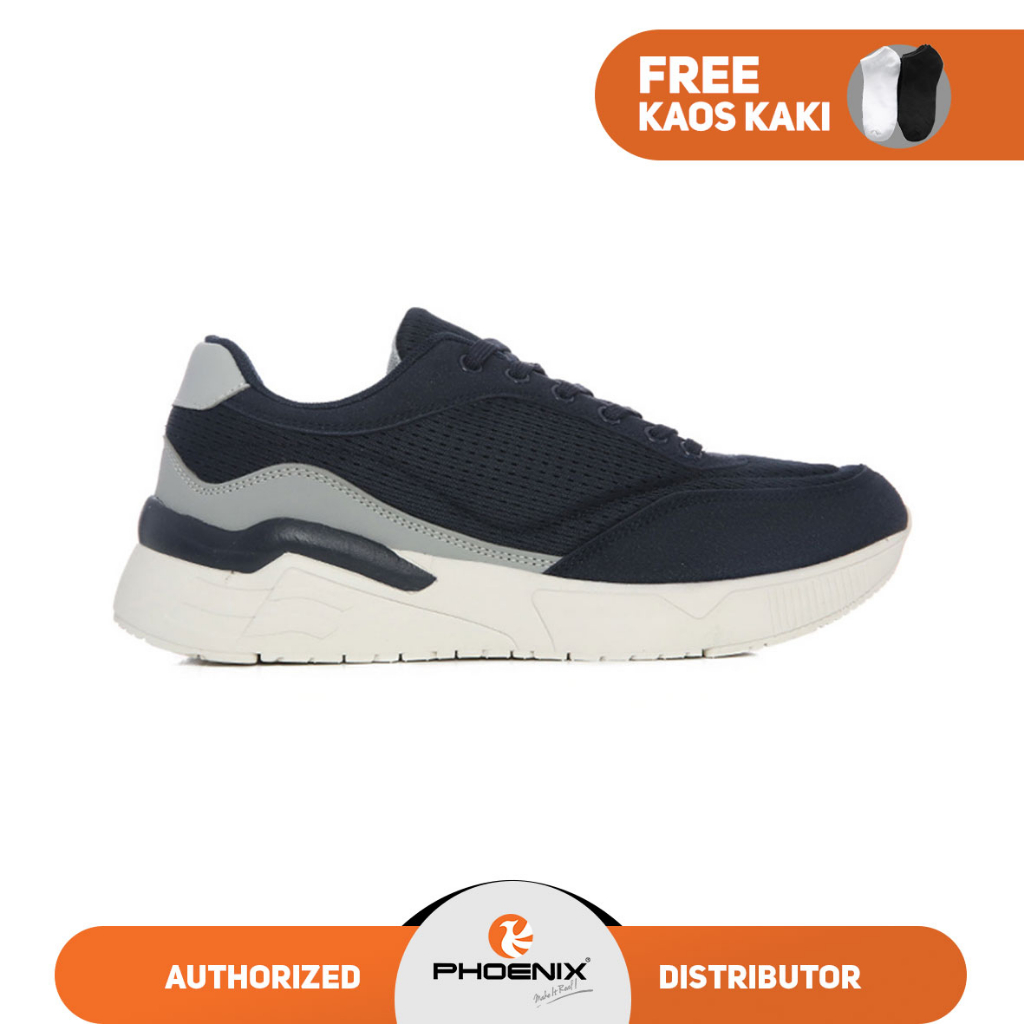 Phoenix Juno Sepatu Sneakers Pria - Navy