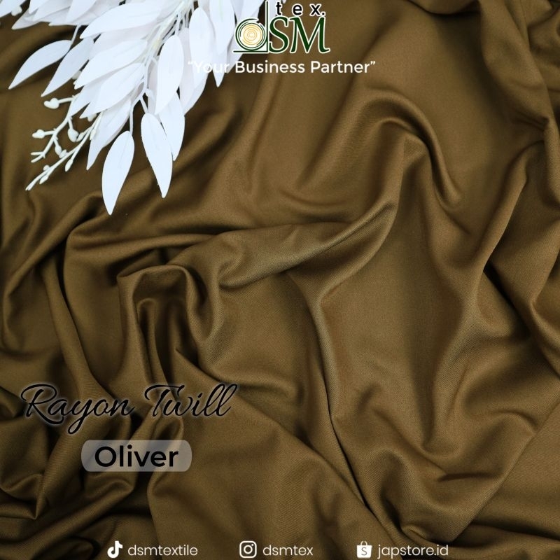 Kain Rayon Twill Ultrafine Lembutnya bikin Kulit merasa nyaman