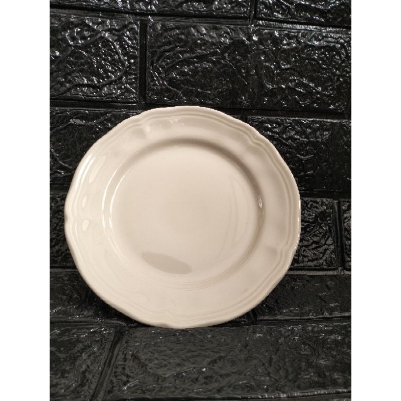 piring keramik polos 20cm