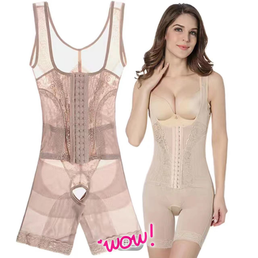 korset pelangsing perut 3rows hooks waist cincher body shaper original Open-end ultra-thin body shaping all-in-one suit waist beauty body enhanced version belly slimming clothes belly all-in-one body shaping clothes