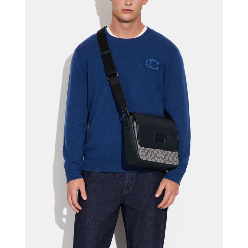 Coach Sprint Map 25 In Signature Jacquard (CE534)