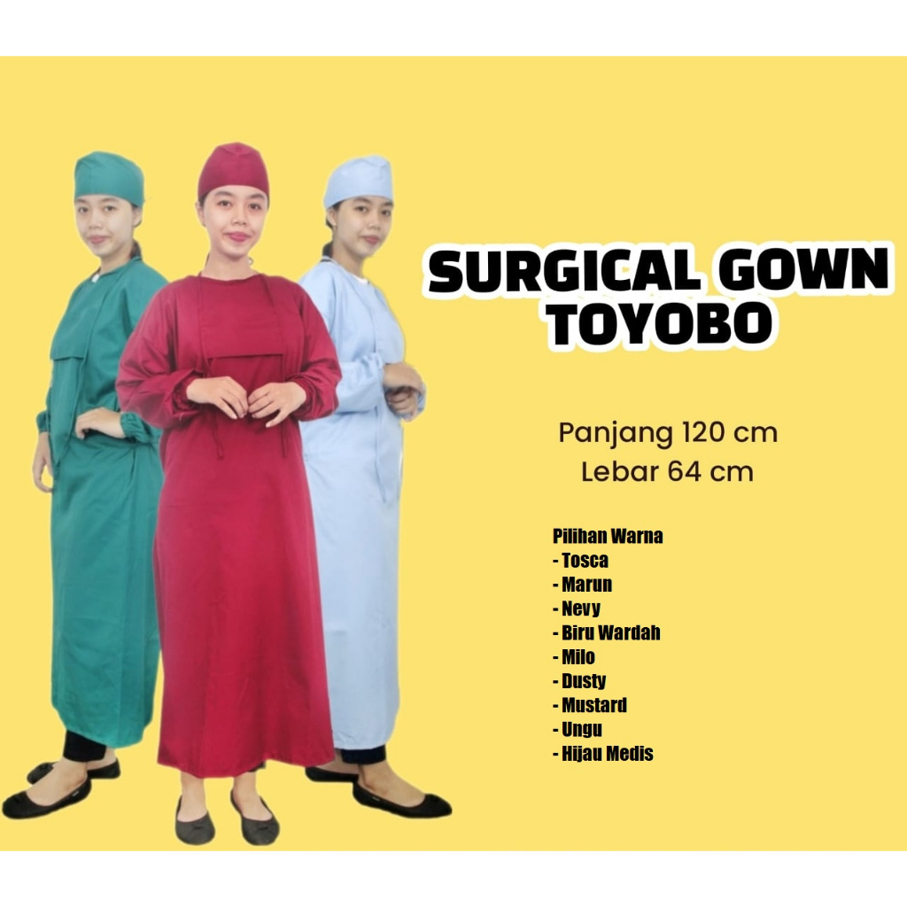 Gown Medis | Gown Surgical Toyobo | Gown APD Toyobo | Gown TOYOBO | APD Surgical Gown