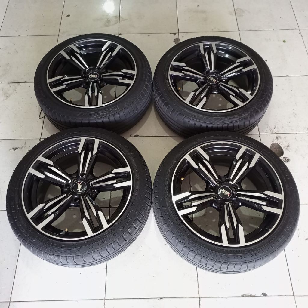 Hsr Wheel Merkin Ring 17 Lobang Baut 4 Ban 205 50 R17 Accelera Velg Mobil Livina Mobilio Freed Xenia