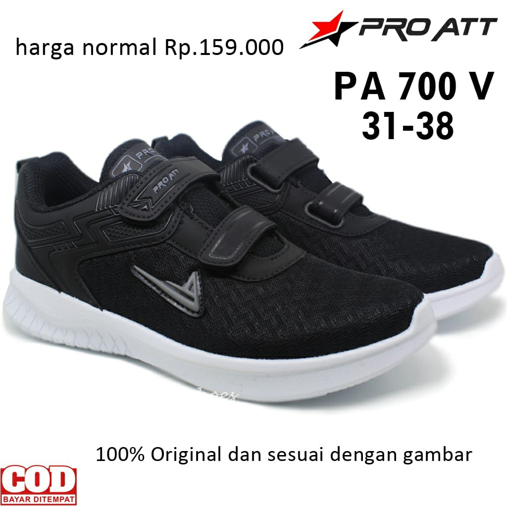 (COD) TERMURAH Sepatu Sekolah Anak SD SMP Pro ATT LST 931 V dan JAC 302/OR 772/PA 700