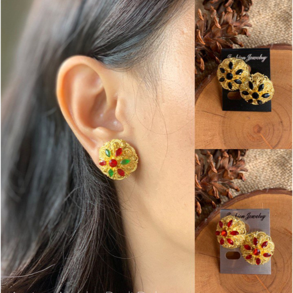 Anting Padi (Model Jepit) / anting alpaka / giwang bali / aksesoris bali