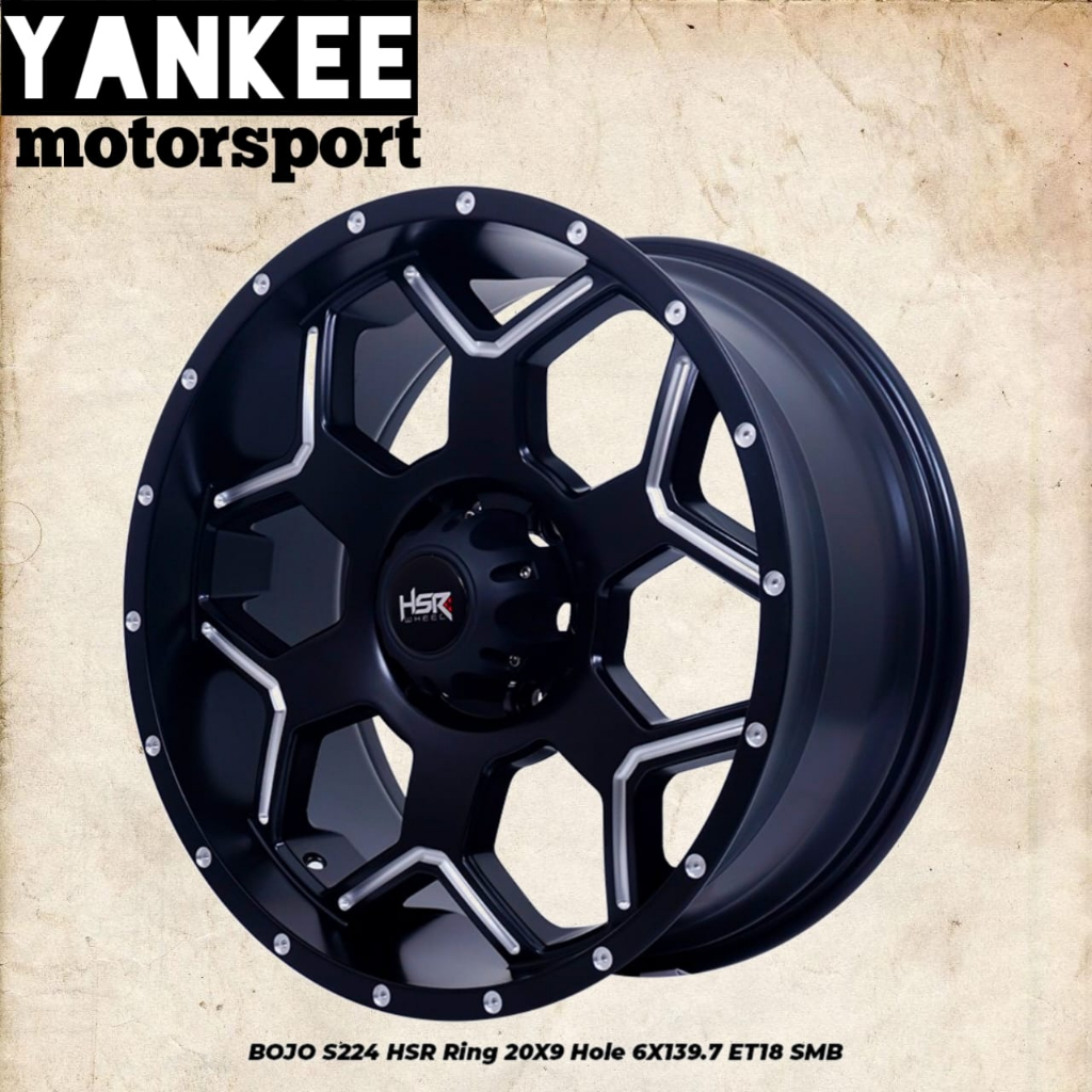 Velg Mobil  Pajero Sport, Strada, Shogun Sport, Triton Ring 20 HSR BOJO