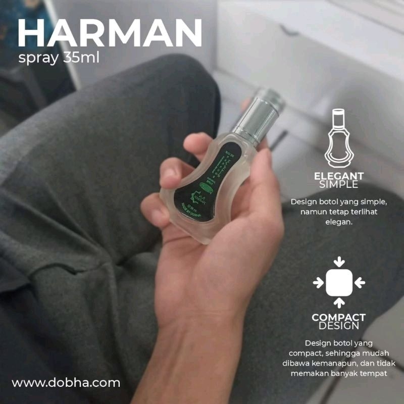 Parfum DOBHA Varian HARMAN Spray 35ml Eau De Parfume Pria