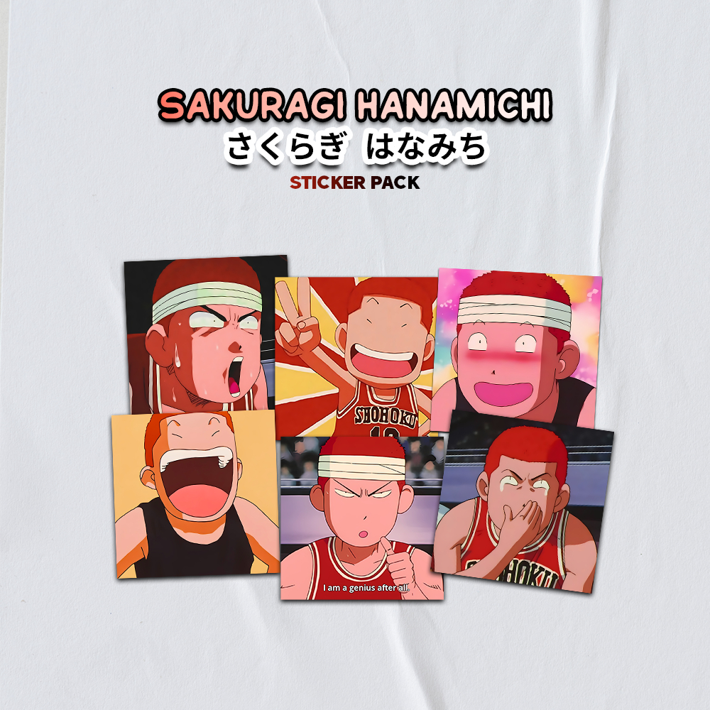 

Sticker Pack Hanamichi Sakuragi