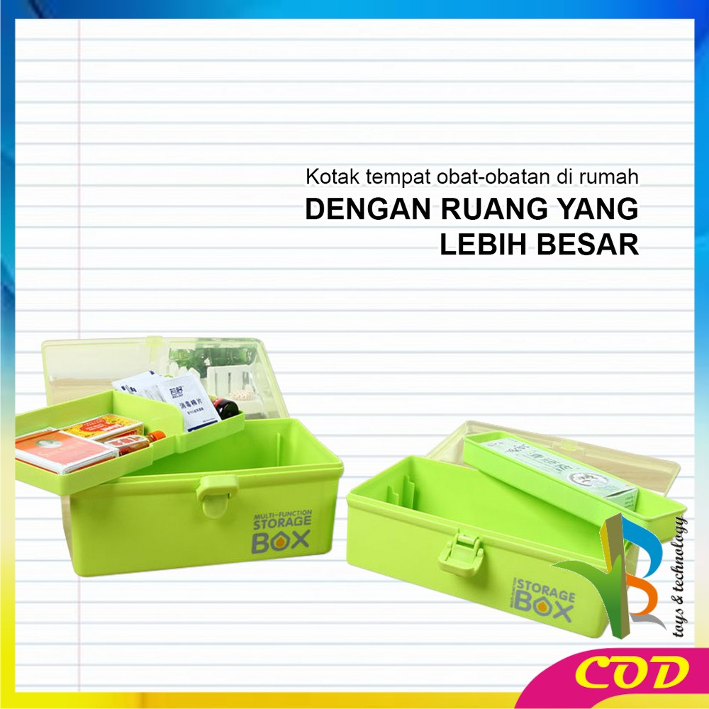 RB-C831 Tempat Kotak Penyimpanan Box Perhiasan Serbaguna Kotak Obat Tool Box / Kotak Mainan Perkakas Box Organizer Storage