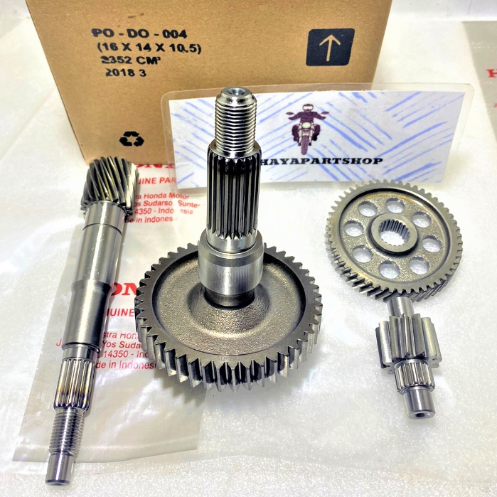 GIR GEAR BOX RASIO BEAT FI ESP K81 STATER HALUS SCOOPY FI DONAT K93 STATER HALUS GENIO TAHUN 2017-20
