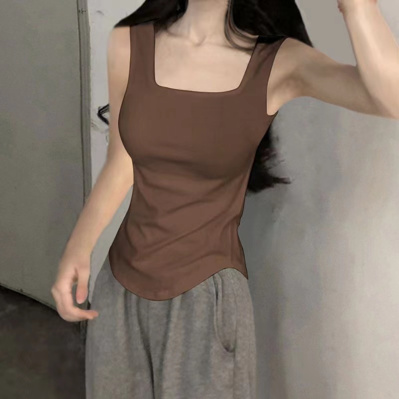 Basic TankTop Knit - Atasan Wanita Rajut Import TM (M0612)