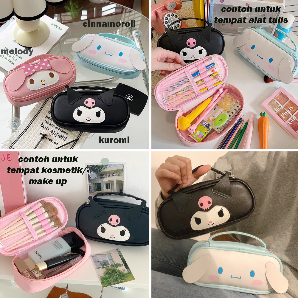 

tempat alat tulis kosmetik melody kuromi cinnamoroll original sanrio