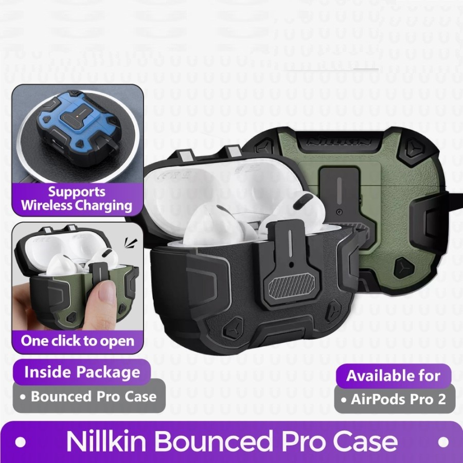 NILLKIN Bounce PRO Case AirPods Pro 2 Shock Resistant Bumper