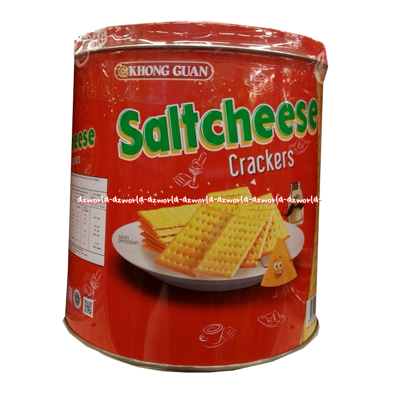Khong Guan 336gr Saltcheese Crakers Snack Cemilan Keju Asin Salt Cheese Kong guan Kongguan Sakt Cheese Crack Kers