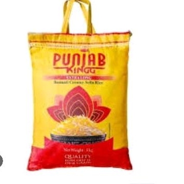 

Beras Basmati Punjab king / punjab King Rice Basmati packing asli India 5 kg