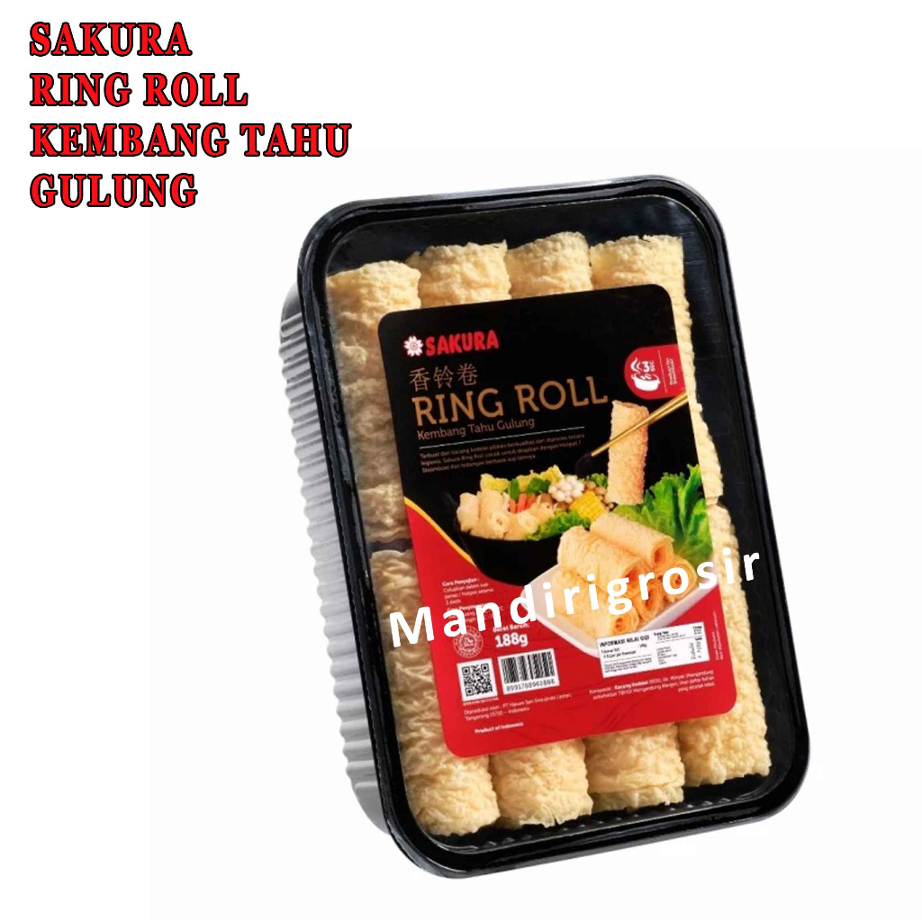 Ring Roll* Sakura* Kembang Tahu Gulung* 188gr