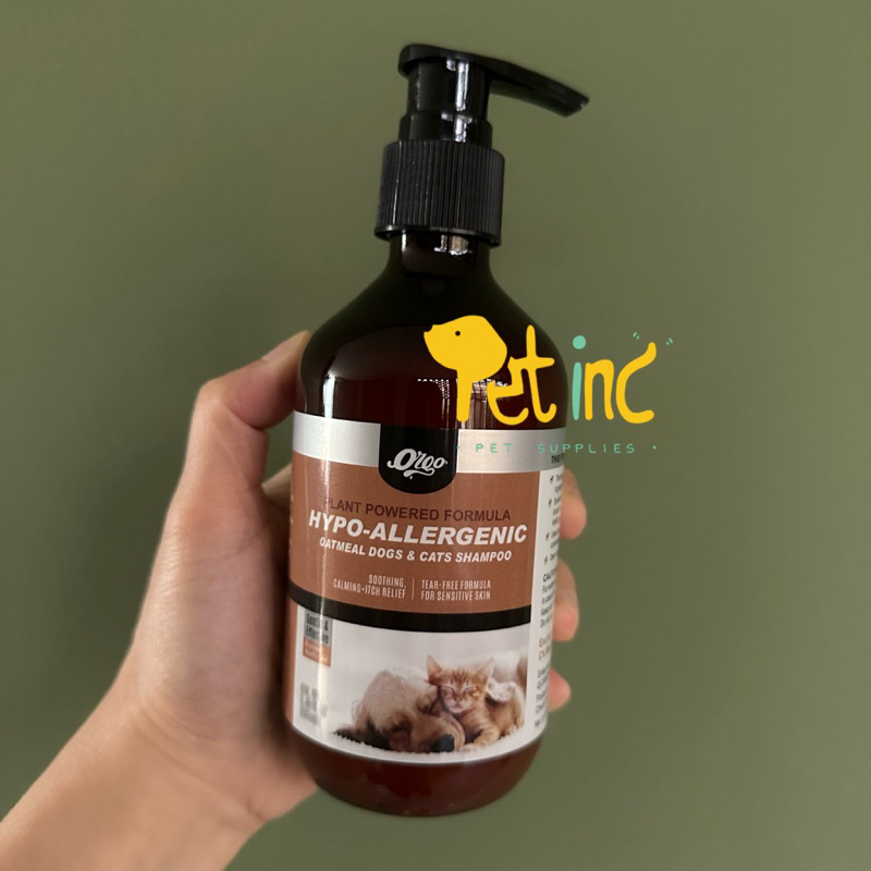 Orgo hypo allergenic oatmeal dog and cat shampoo 250ml