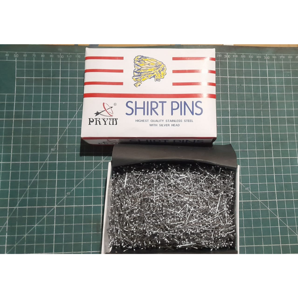 Jarum Pentul Mini Silver Stainless Steel Anti Karat / Shirt Pins