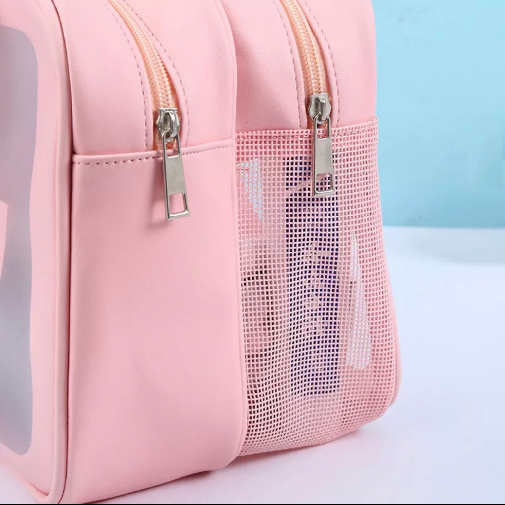 Washbag Pouch Tas kosmetik Tas travel Pouch Bag origanizer Transparan Make up Dompet sabun Toiletry Waterproof Anti air