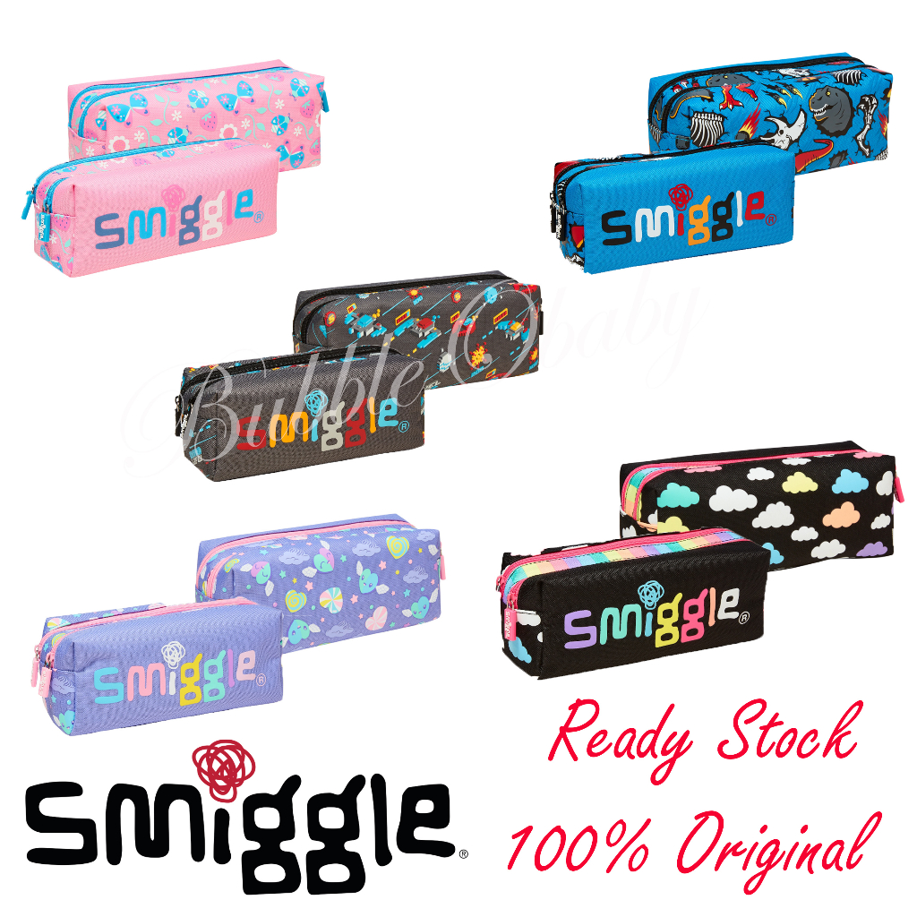 

ORIGINAL STORE Smiggle Twin Zip Pencil Case Tempat Pencil Smiggle Original