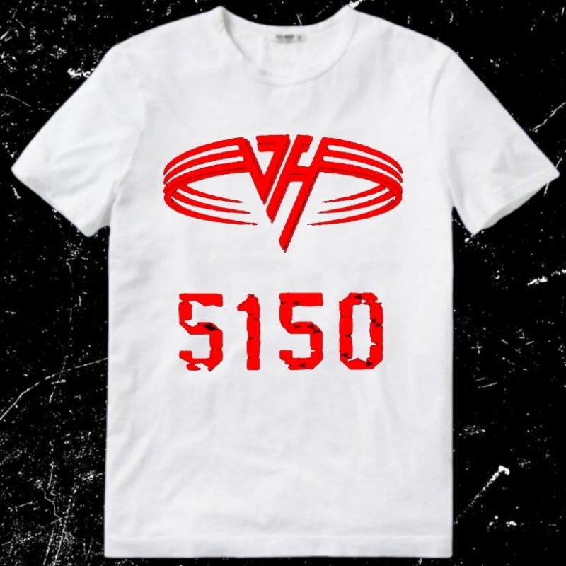 Baju Kaos Tshirt Pria Laki Cowok Dewasa Band Van Hallen Halen 5150