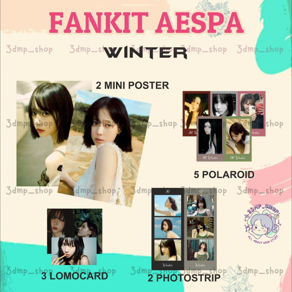 Fankit Aespa My World NIngning Winter Karina Giselle