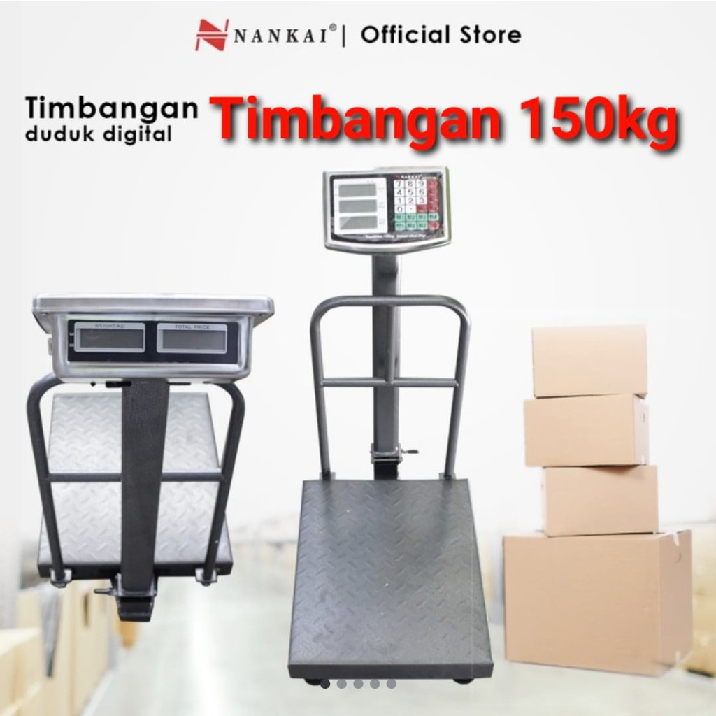 TIMBANGAN NANKAI DUDUK DIGITAL KAPASITAS 150 KG / 150kg NANKAI ORIGINAL