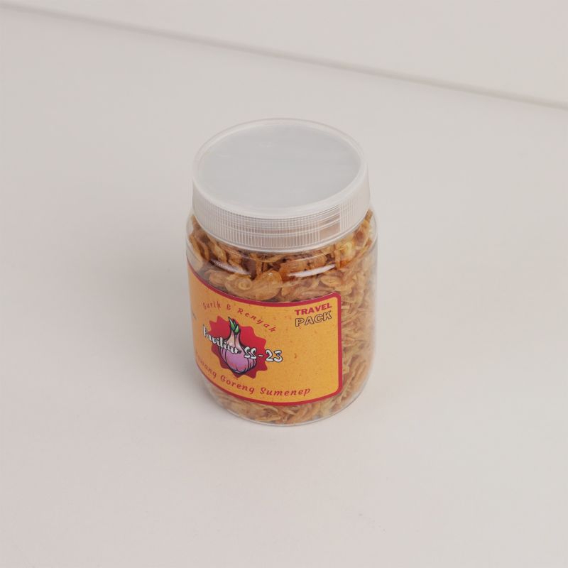 

Bawang Goreng Sumenep Premium Asli tanpa Tepung 45g TRAVEL PACK