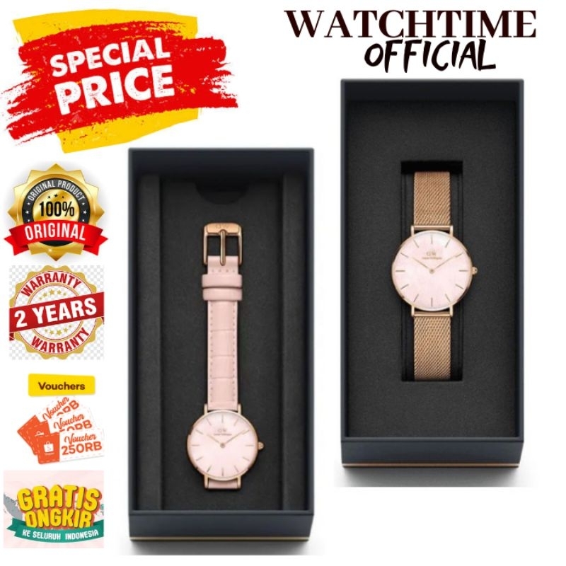 BIGSALE  JAM TANGAN WANITA DW ORIGINAL MELROSE PEARL ARLOJI WANITA DANIEL WELLINGTON ORI GARANSI