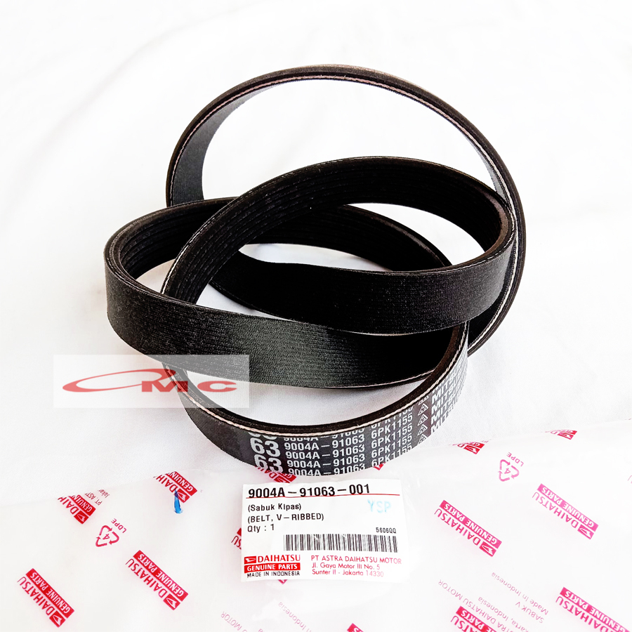 Tali Kipas (Fan/Van/V Belt) Daihatsu Agya Avanza Calya sigra 9004A-91063-001