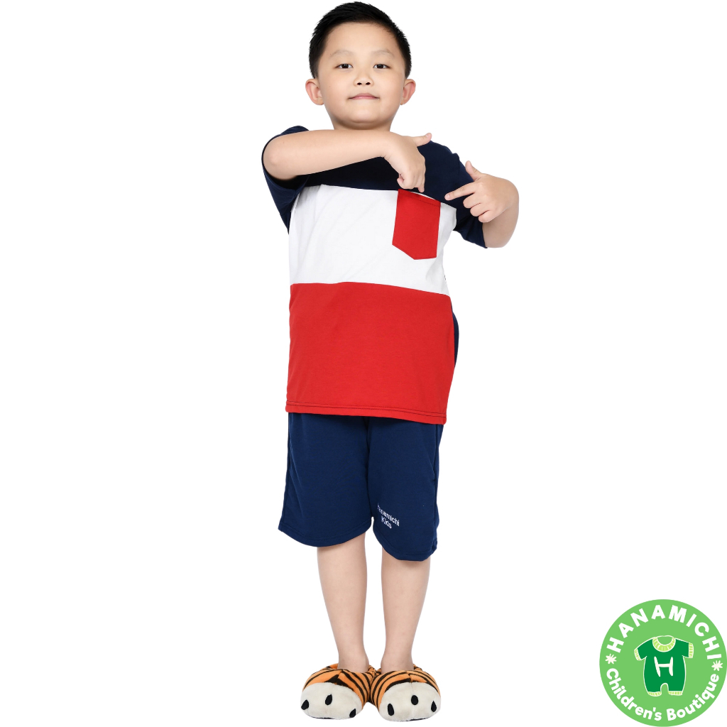 Hanamichi MILO.ST Baju Setelan Anak Lengan Pendek