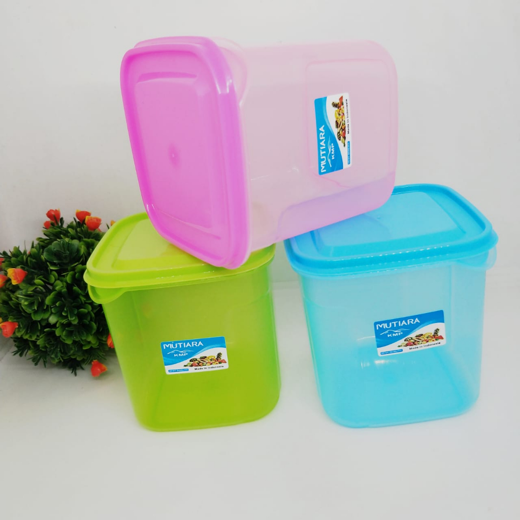 promo  Toples kotak 800ml plastik / toples kue kering 800ml / toples serbaguna permen,makanan by.sultan roxy