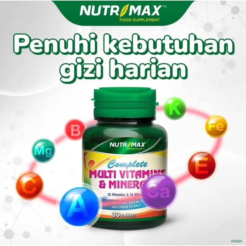 NUTRIMAX MULTI VITAMIN DAN MINERAL