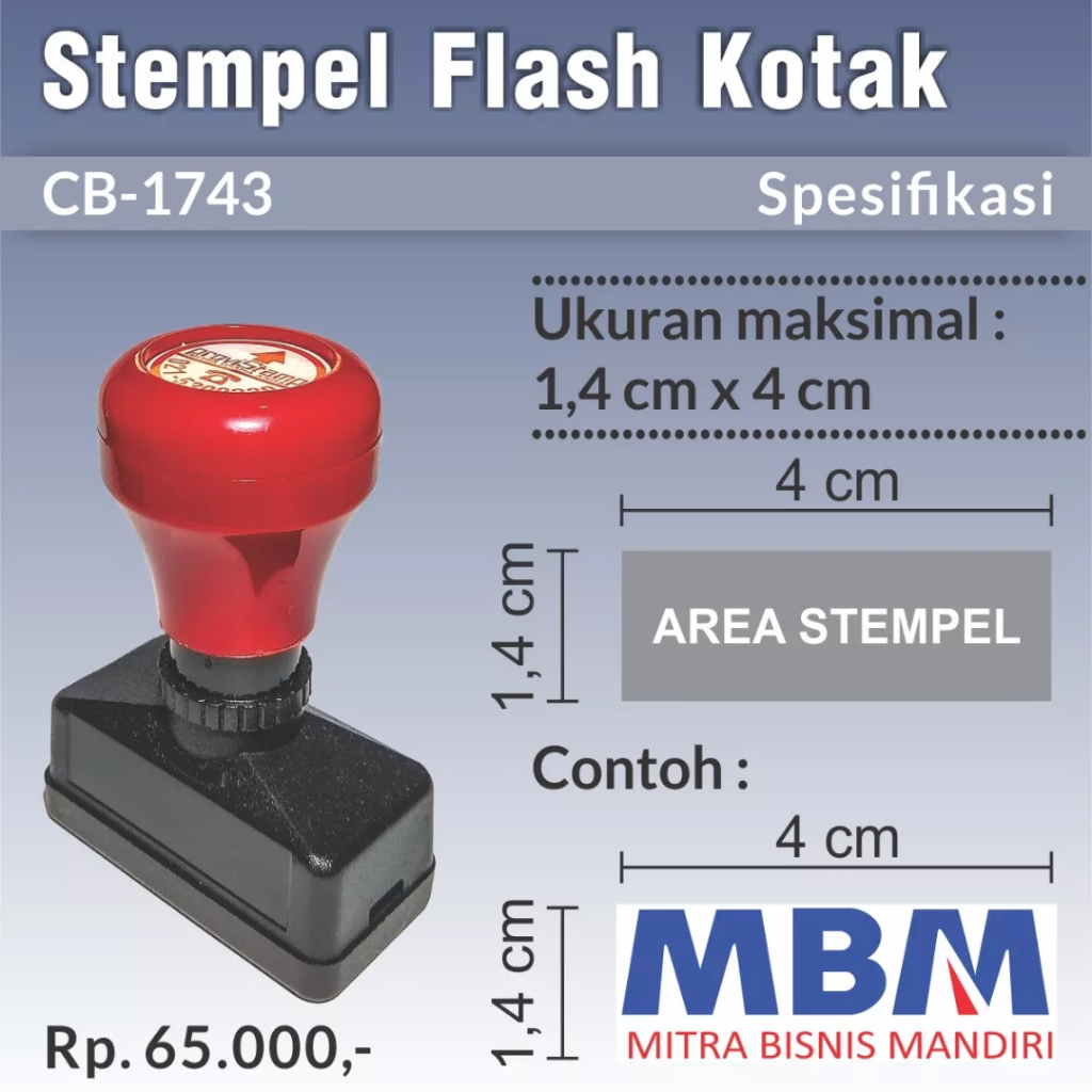 

STEMPEL FLASH KOTAK